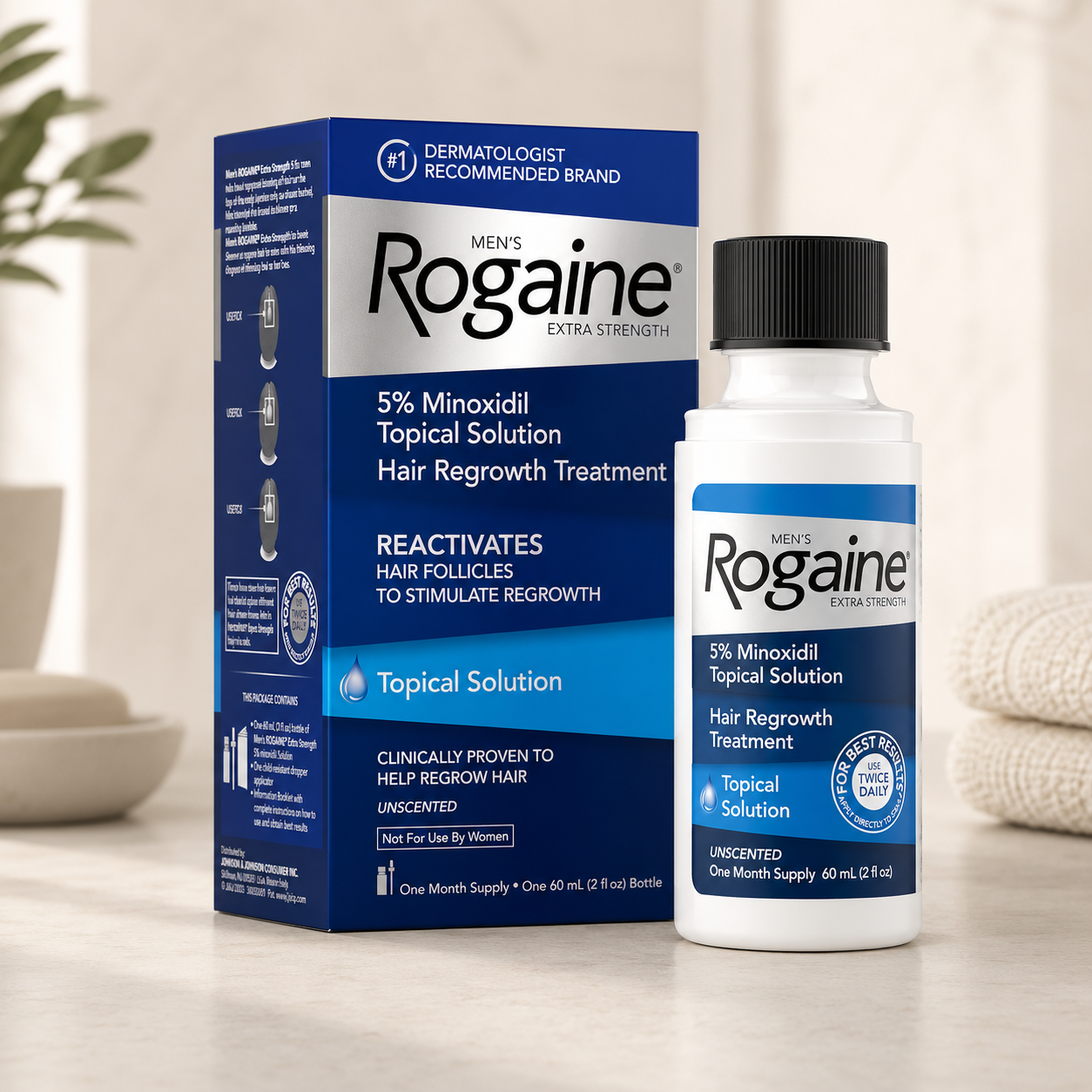 Minoxidil արտադրանքներ Kirkland և այլ բրենդներ